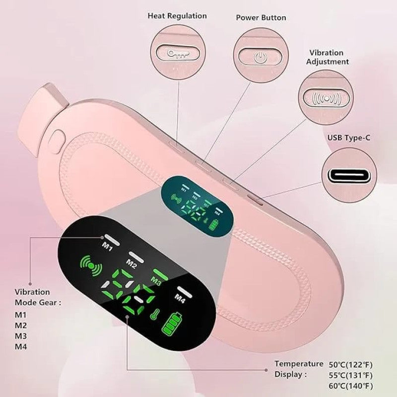 Electric Menstrual Heating Belt with Massage