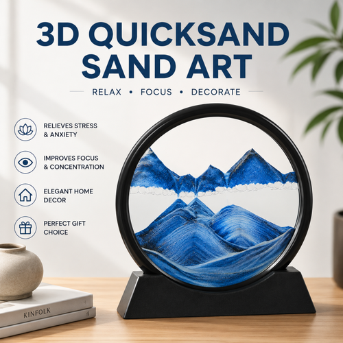3D Moving Sand Art