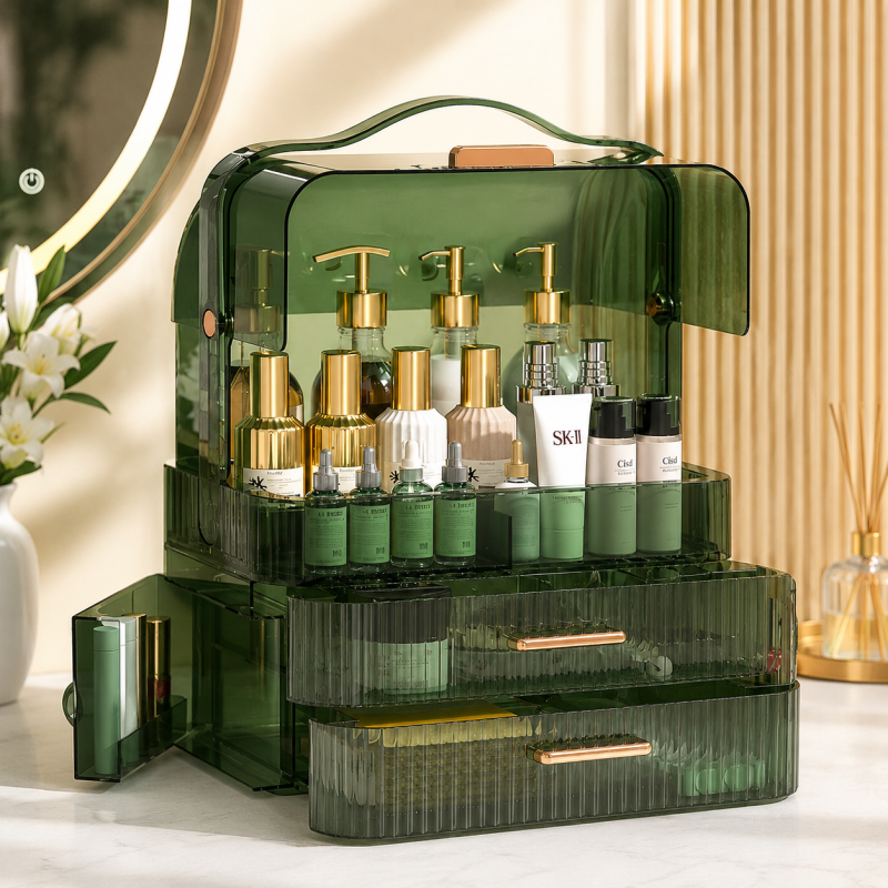 Cosmetic & Makeup Organizer (Transparent)