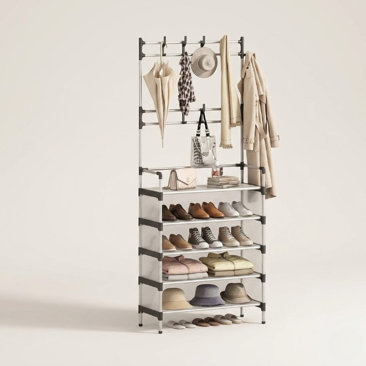 SpaceRack™ Multi-Functional Storage Rack with Dust Cover