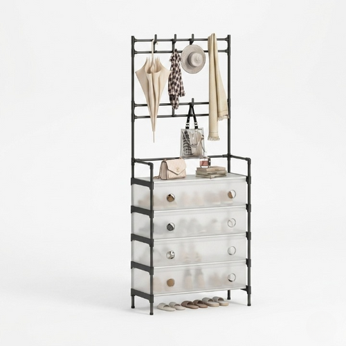 SpaceRack™ Multi-Functional Storage Rack with Dust Cover