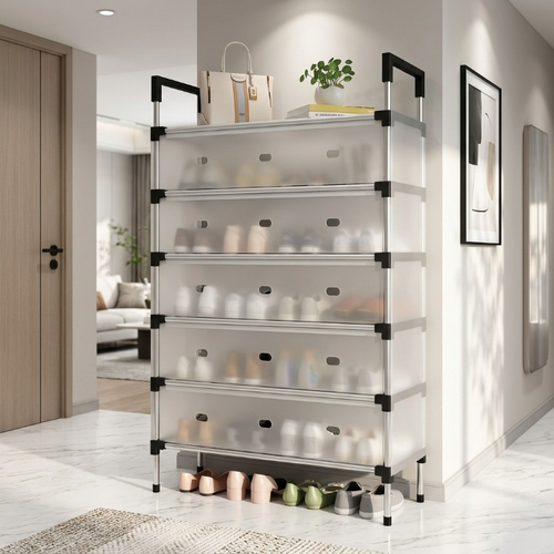 ShoeVault™ 6-Layer Shoe Rack Organizer with Cover