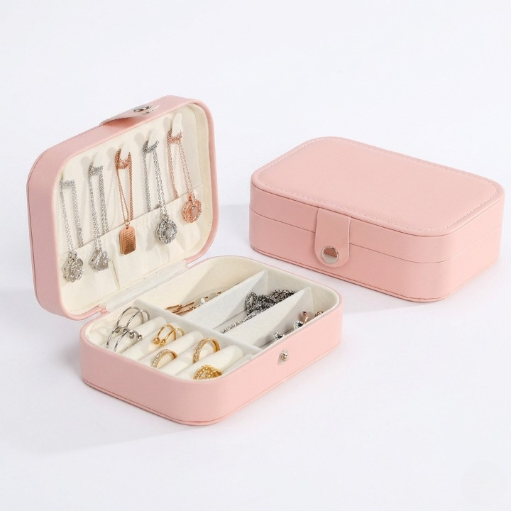 JewelNest™ Large Leather Jewellery Organizer