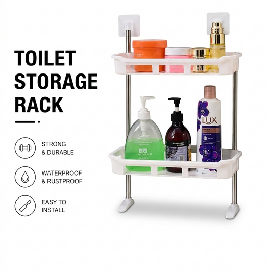 AquaShelf™ 2-Layer Bathroom Organizer Rack