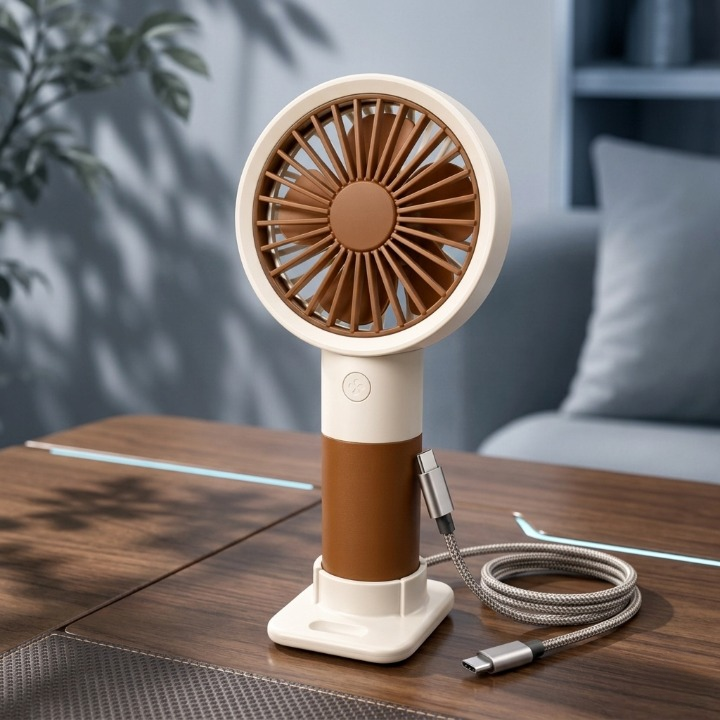 BreezePod™ Rechargeable Mini Fan with Mobile Stand